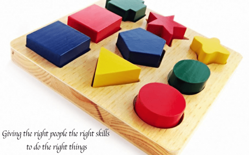 Putting shapes in the right places